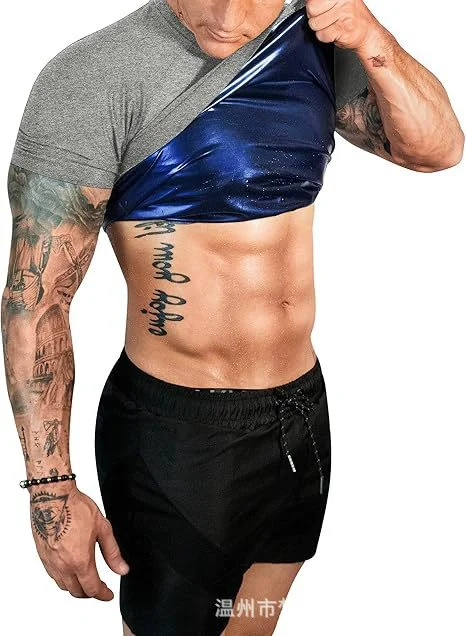 Source Manufacturer Men's Undershirt Body Shaping Vest Intimates Bodysuit Fitness… — image 3