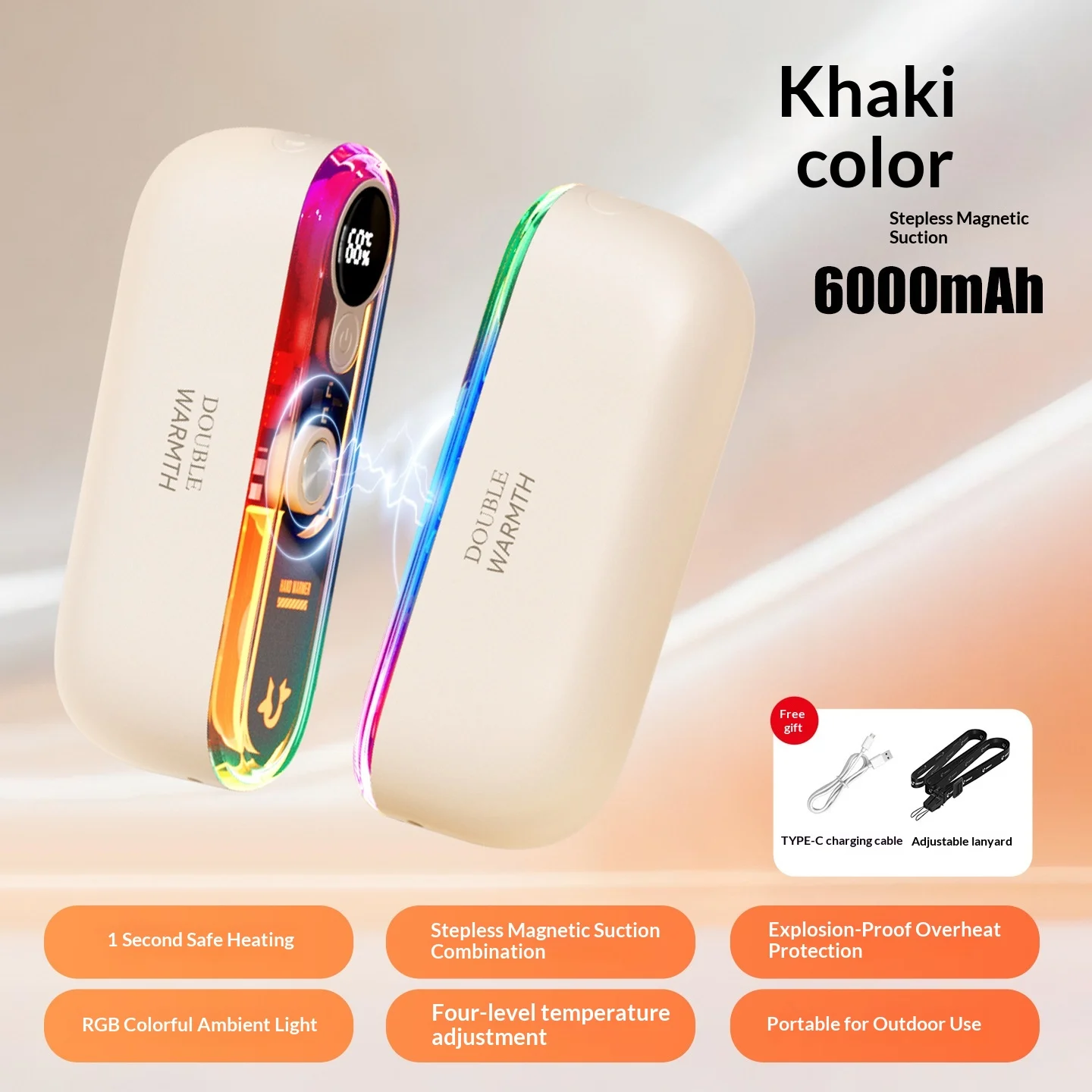 Split-type 2-in-1 Magnetic-heating Hand Warmer — image 3