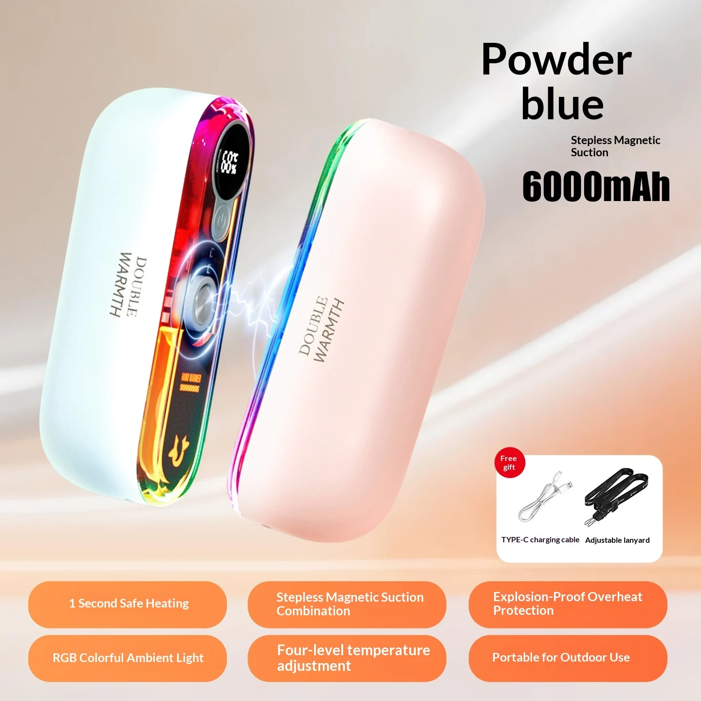 Split-type 2-in-1 Magnetic-heating Hand Warmer — image 4