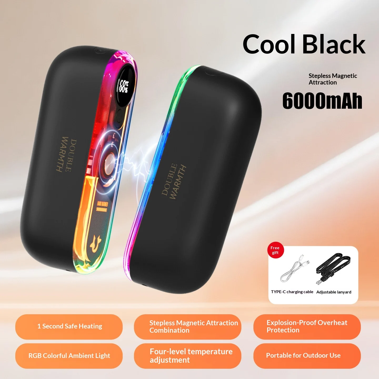 Split-type 2-in-1 Magnetic-heating Hand Warmer — image 2