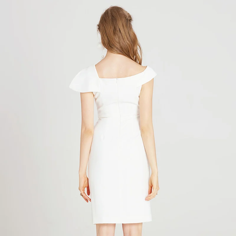 Split White Dress — image 3