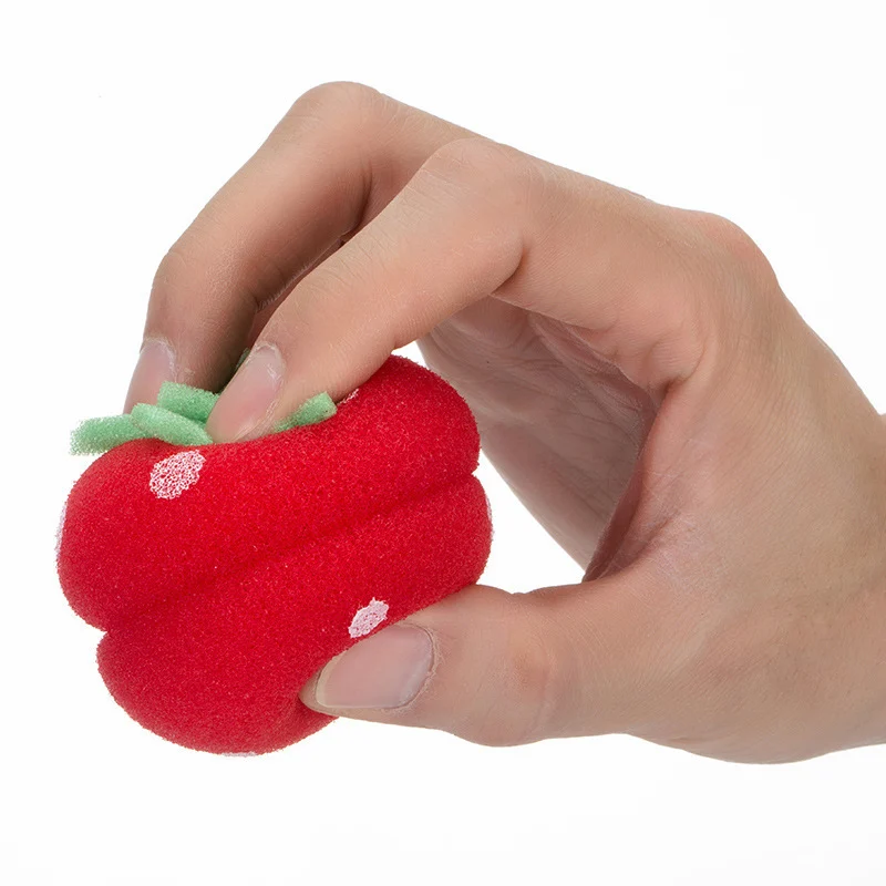 Sponge Hair Sleep To Curl Styling Tool Strawberry Curling Balls — image 5