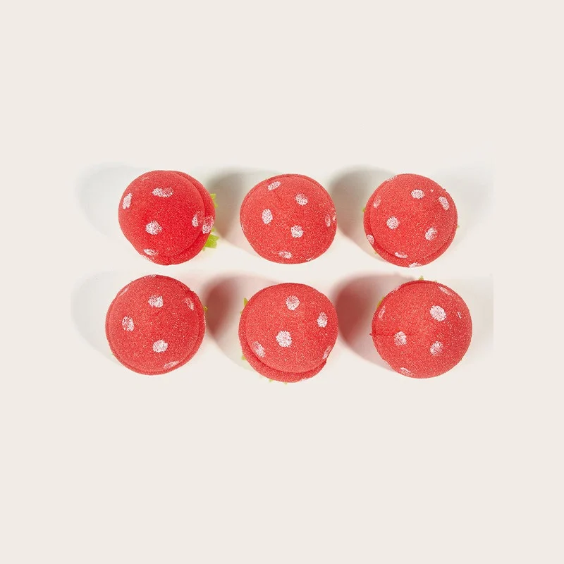 Sponge Hair Sleep To Curl Styling Tool Strawberry Curling Balls — image 3
