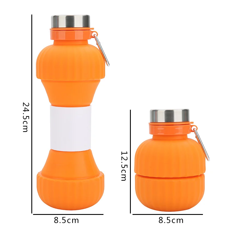 Sports Kettle Summer Large Capacity Silicone Cyber Celebrous Outdoor Foldable Water Cup — variant image