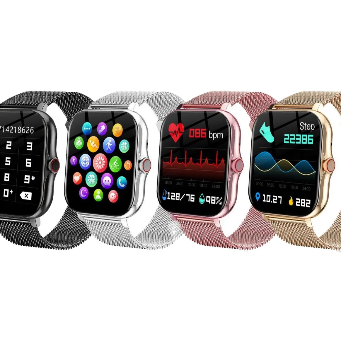 Sports Outdoor Smart Watch H Step Count Statistics Sleep Monitoring Bluetooth Call — image 4