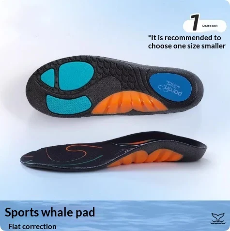 Sports Whale Insoles Arch Support Shock-absorbing For Exercise — image 3