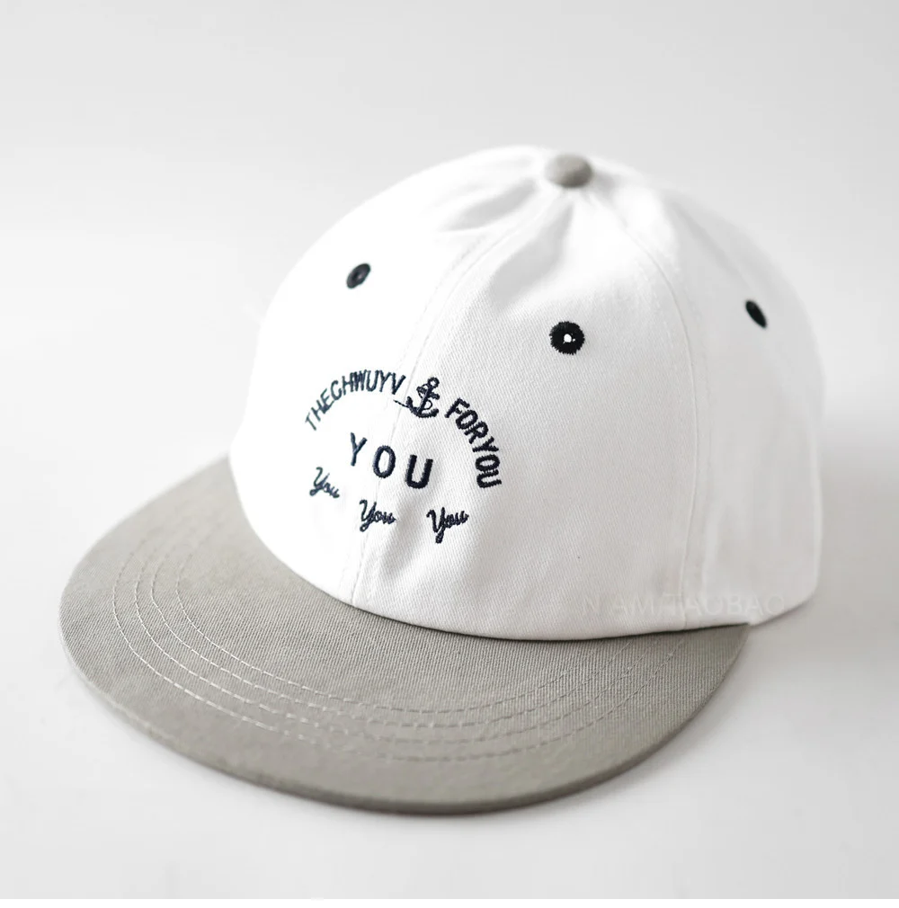 Spring And Autumn Multi-color Flat Brim Letter Embroidery YOU Baseball Cap,… — image 4