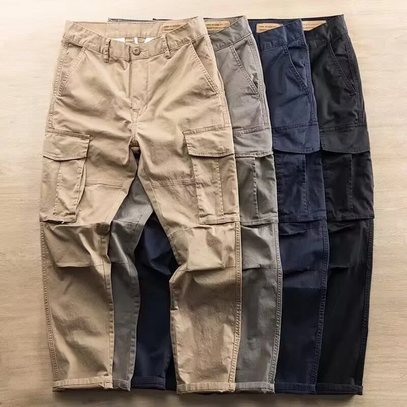 Spring And Autumn Wear-resistant Stain-resistant Men's Work Pants, Straight-leg Loose… — image 6