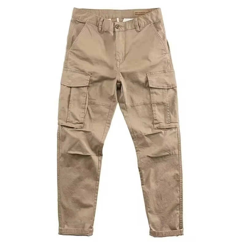 Spring And Autumn Wear-resistant Stain-resistant Men's Work Pants, Straight-leg Loose… — image 3