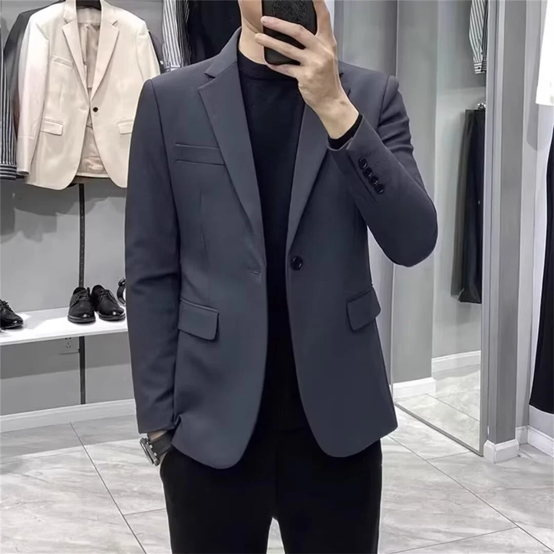 Spring Autumn New Men's Suit Jacket Coat — image 5