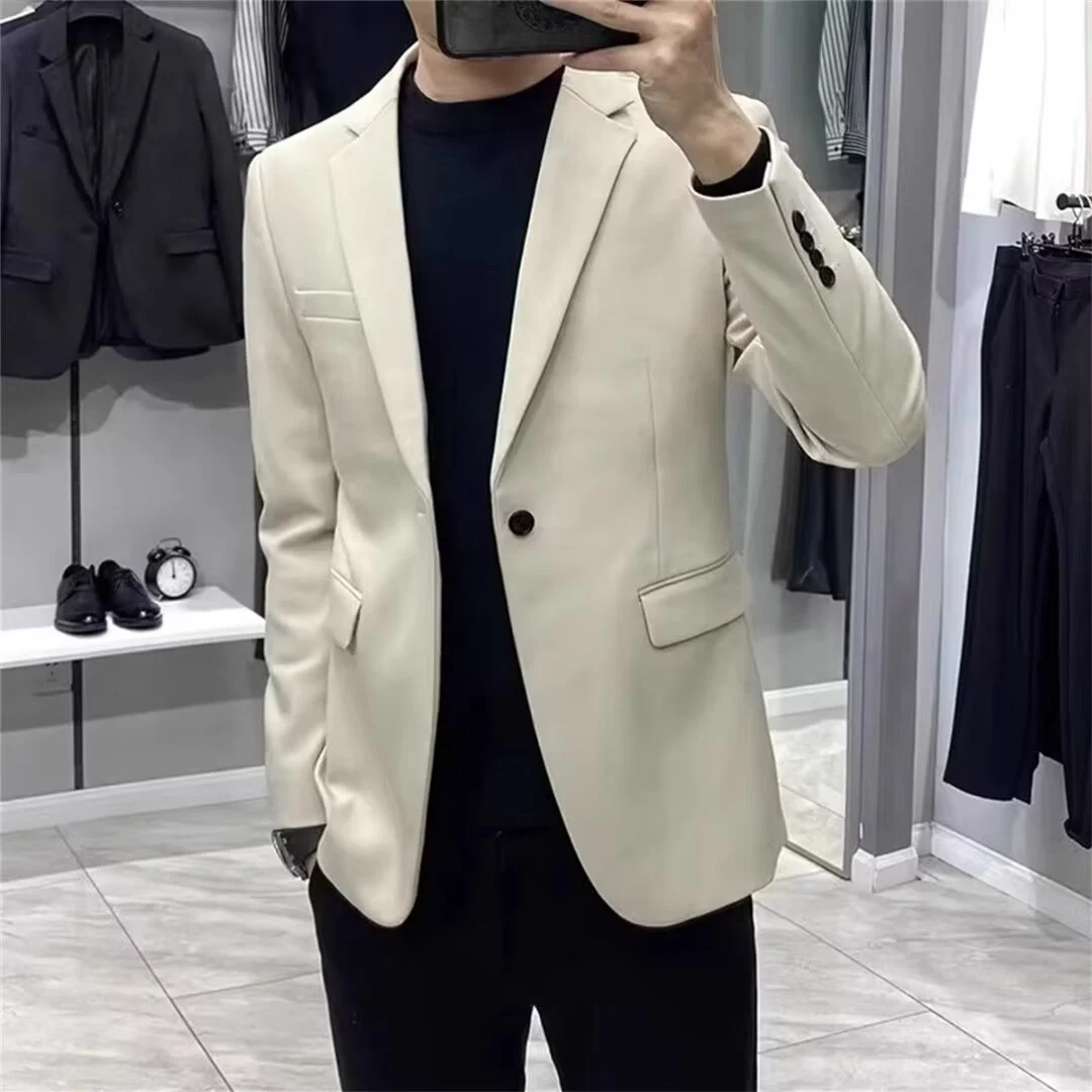 Spring Autumn New Men's Suit Jacket Coat — image 6