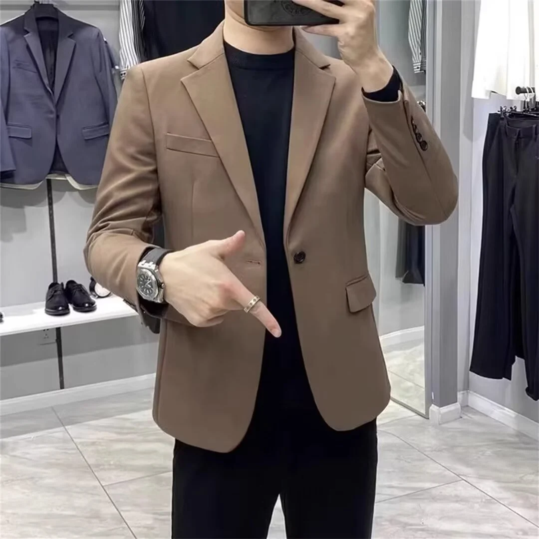 Spring Autumn New Men's Suit Jacket Coat — image 7