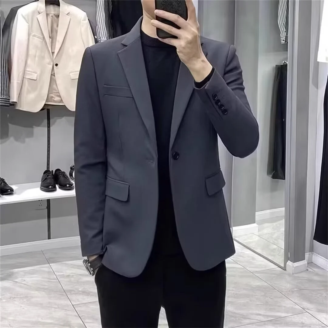 Spring Autumn New Men's Suit Jacket Coat — image 8