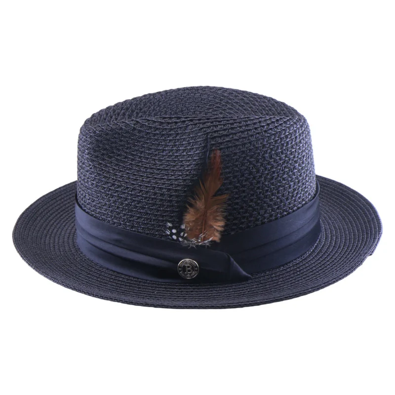 Spring Summer Mens And Womens Seaside Beach Holiday Flat-brim Straw Hat — image 6