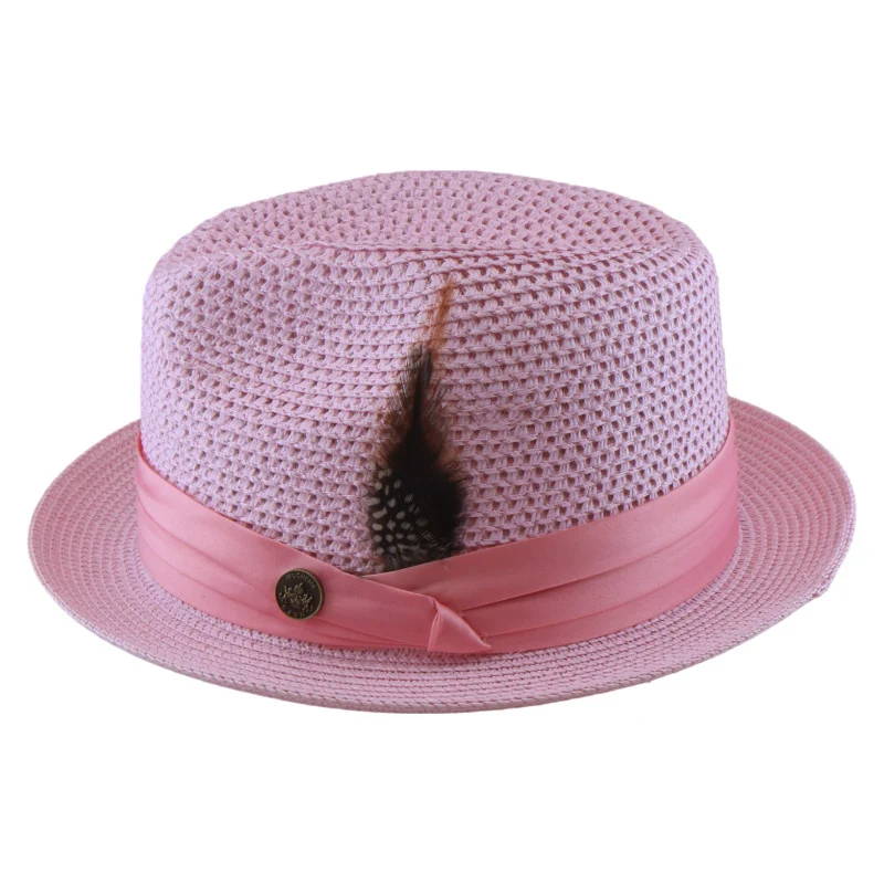 Spring Summer Mens And Womens Seaside Beach Holiday Flat-brim Straw Hat — image 5