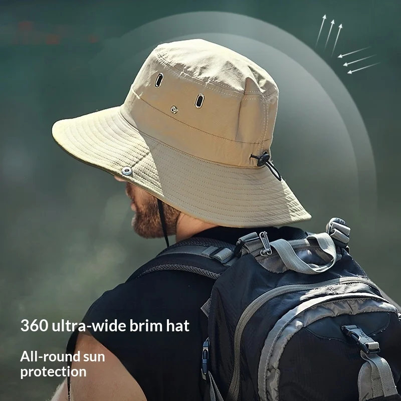 Spring Summer New Mens Bucket Hat — image 4