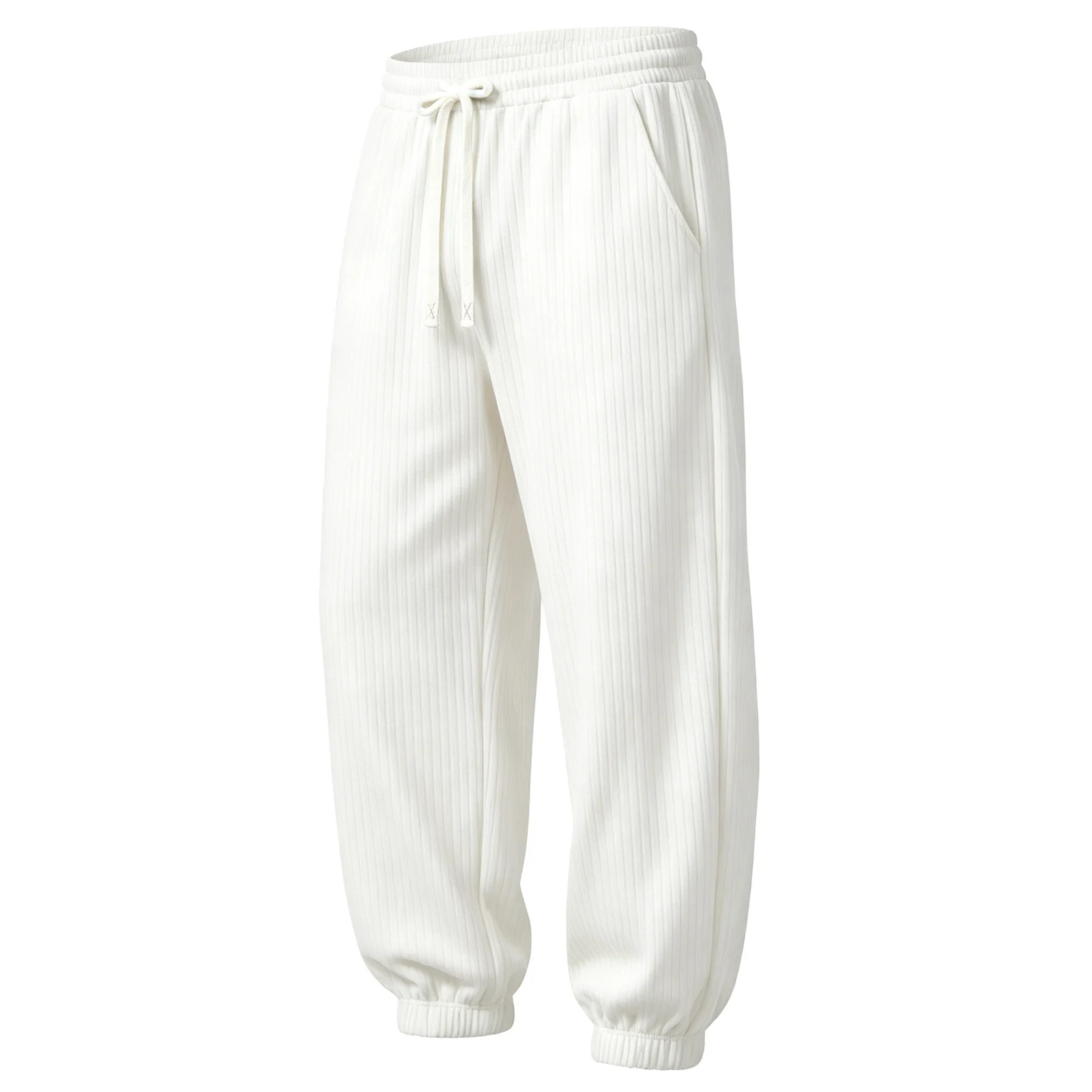 Springsummer Loose-fit Casual Pants With Drawstrings — image 3