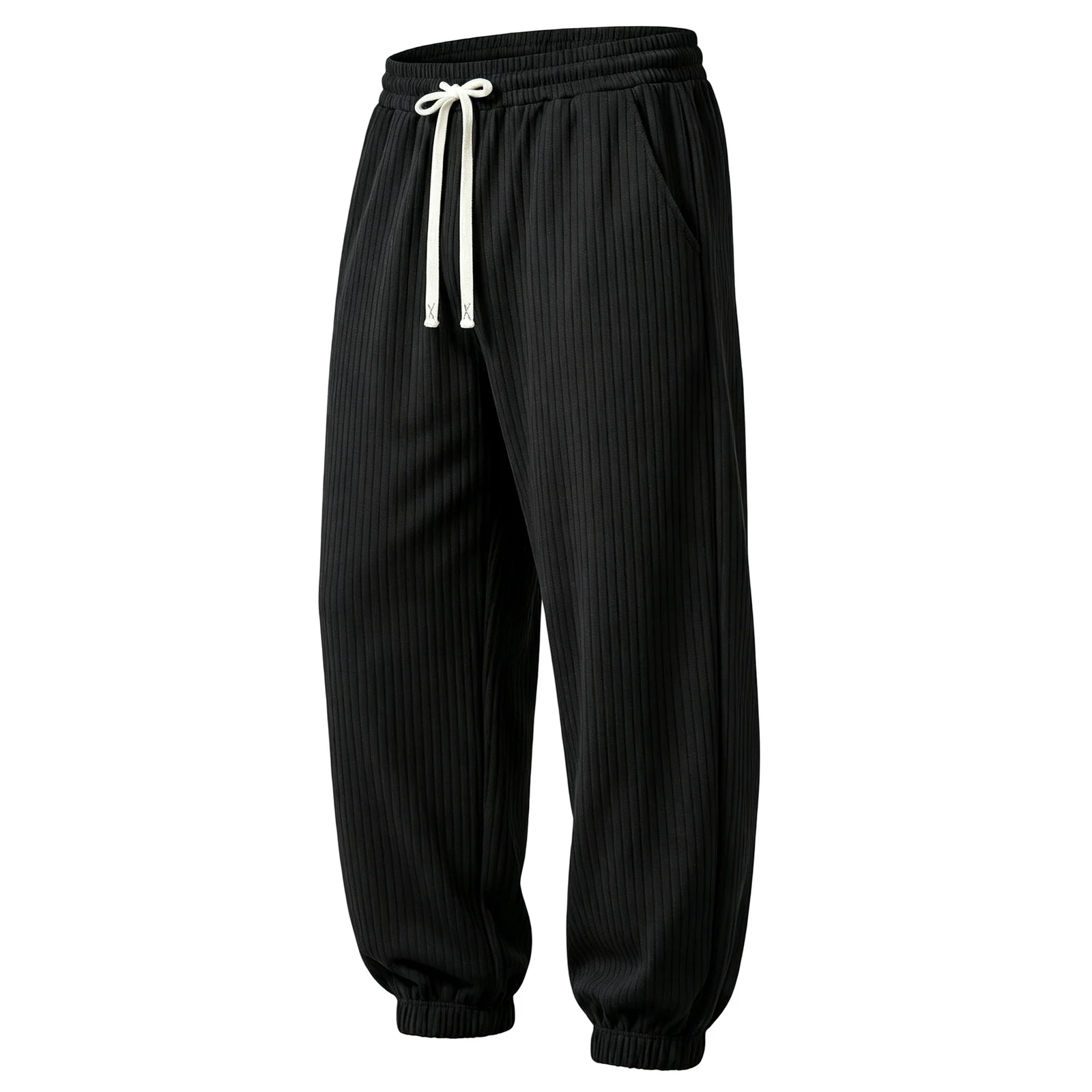 Springsummer Loose-fit Casual Pants With Drawstrings — image 8