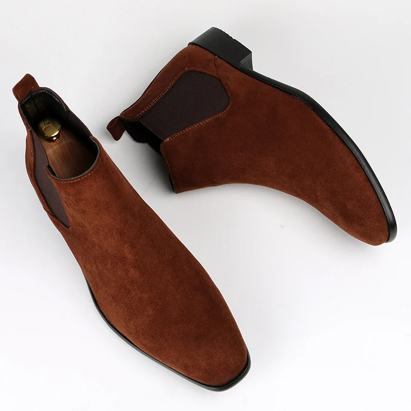 Square Toe Versatile Fashion Men's Short Boots — image 2