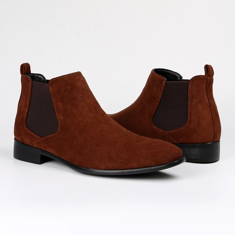 Square Toe Versatile Fashion Men's Short Boots — image 6