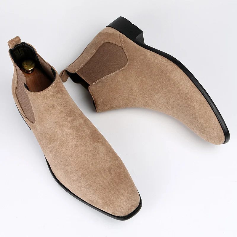 Square Toe Versatile Fashion Men's Short Boots — image 4