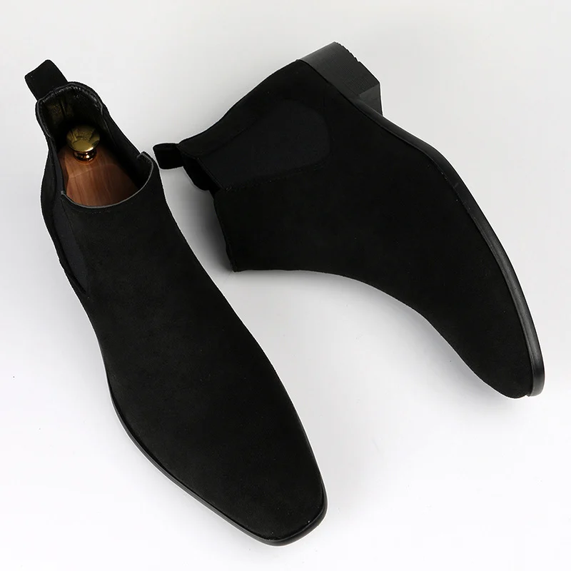 Square Toe Versatile Fashion Men's Short Boots — image 7