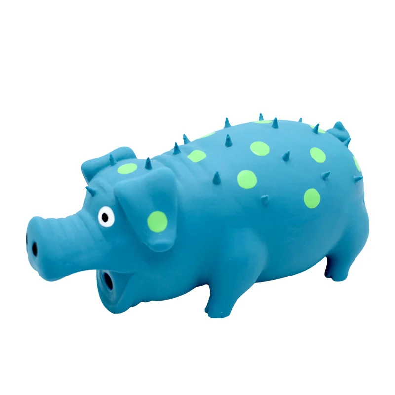 Squeaky Pig Dog Toy That Oinks, Latex 7.3 In Grunting Toys, Durable Chewing Toys For… — image 9