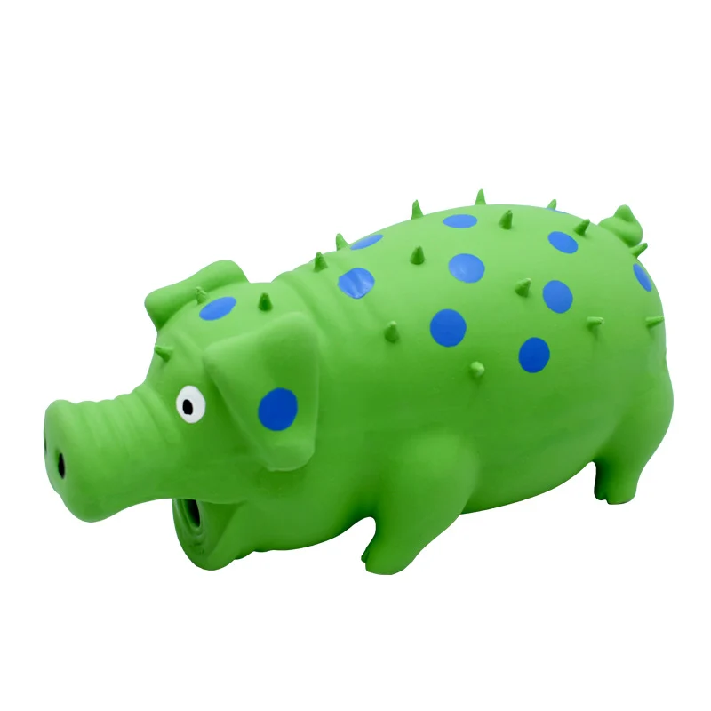 Squeaky Pig Dog Toy That Oinks, Latex 7.3 In Grunting Toys, Durable Chewing Toys For… — image 5
