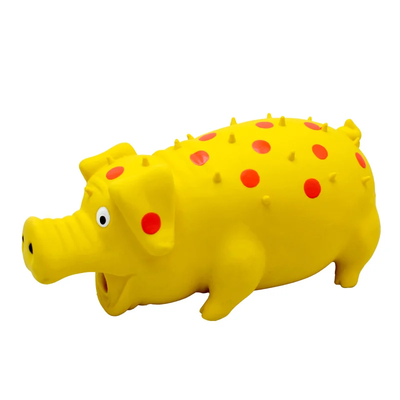 Squeaky Pig Dog Toy That Oinks, Latex 7.3 In Grunting Toys, Durable Chewing Toys For… — image 10
