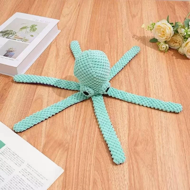 Squeaky Six-legged Octopus Plush Chew Toy For Cats & Dogs — image 7