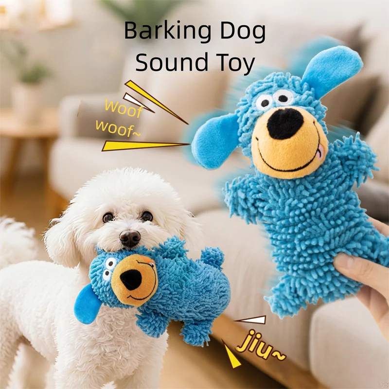 Squeaky Toys For Dogs Plush Puppy Small Soft Doll Accessories Medium Large Breed Teething — image 5