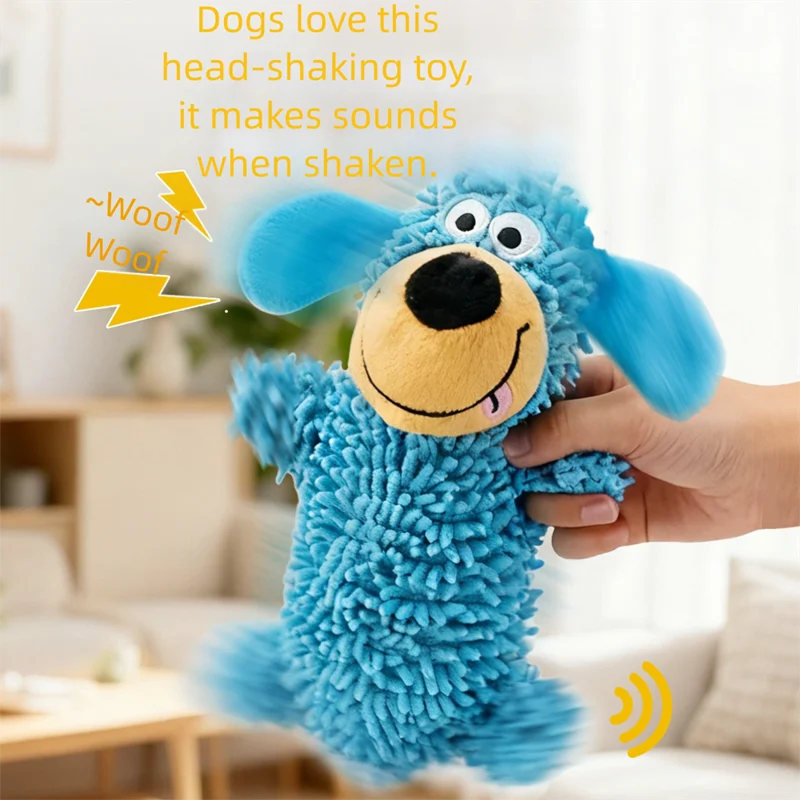 Squeaky Toys For Dogs Plush Puppy Small Soft Doll Accessories Medium Large Breed Teething — image 6