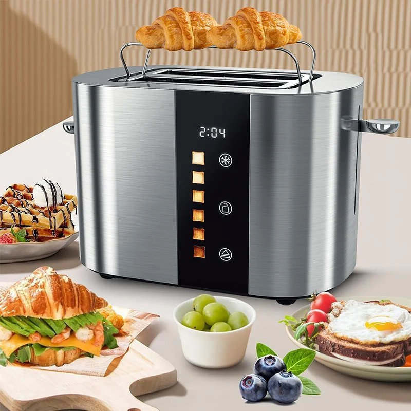 Stainless Steel Body Toaster Breakfast Maker — image 2