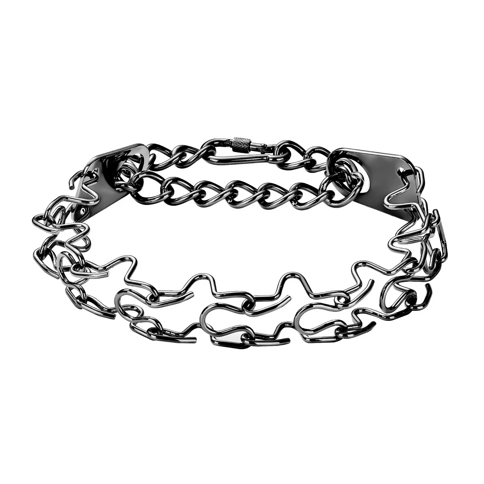 Stainless Steel Detachable Buckle Anti-pull Dog Leash Collar — image 4
