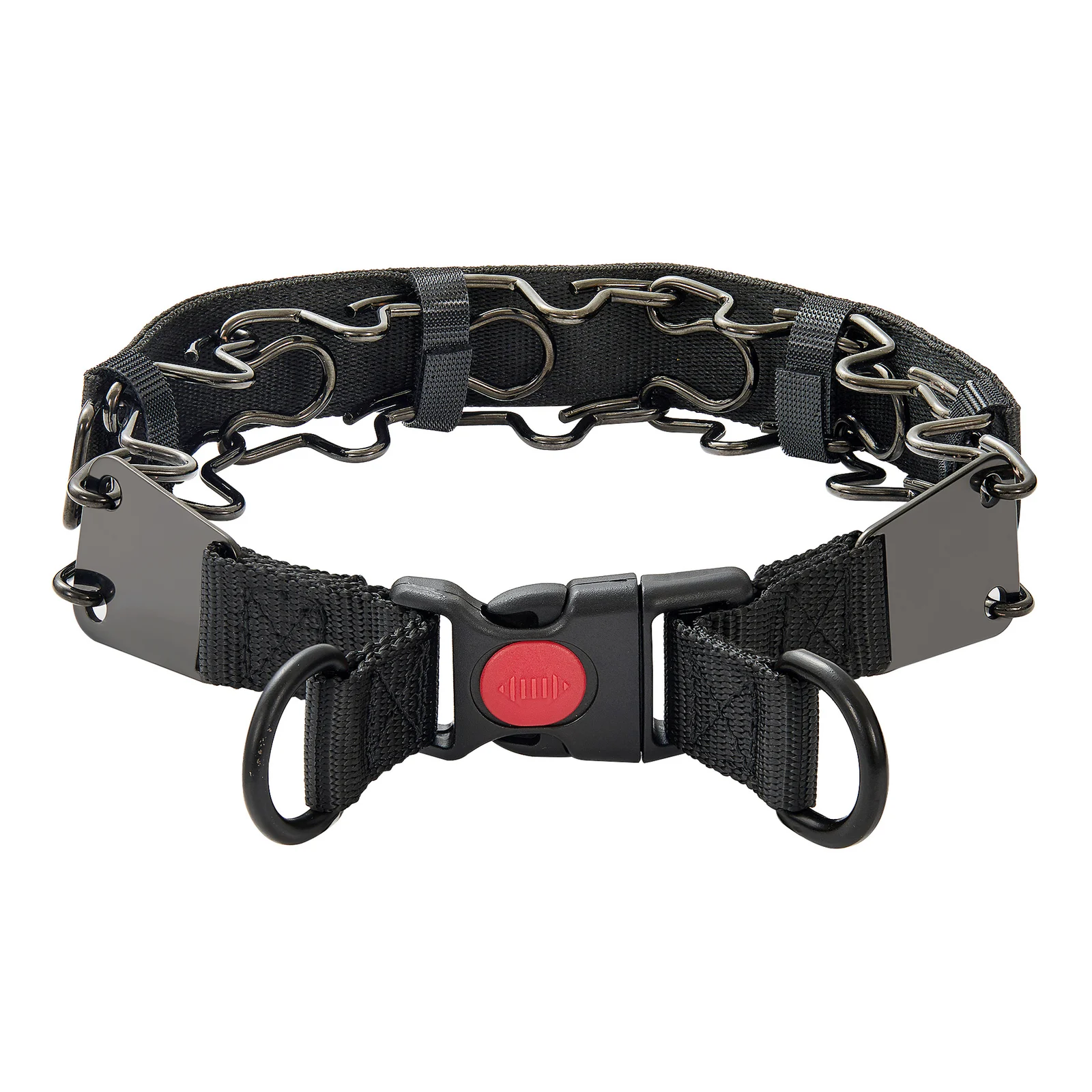 Stainless Steel Pet Black Braided Neck Strap Dog Collar — image 6