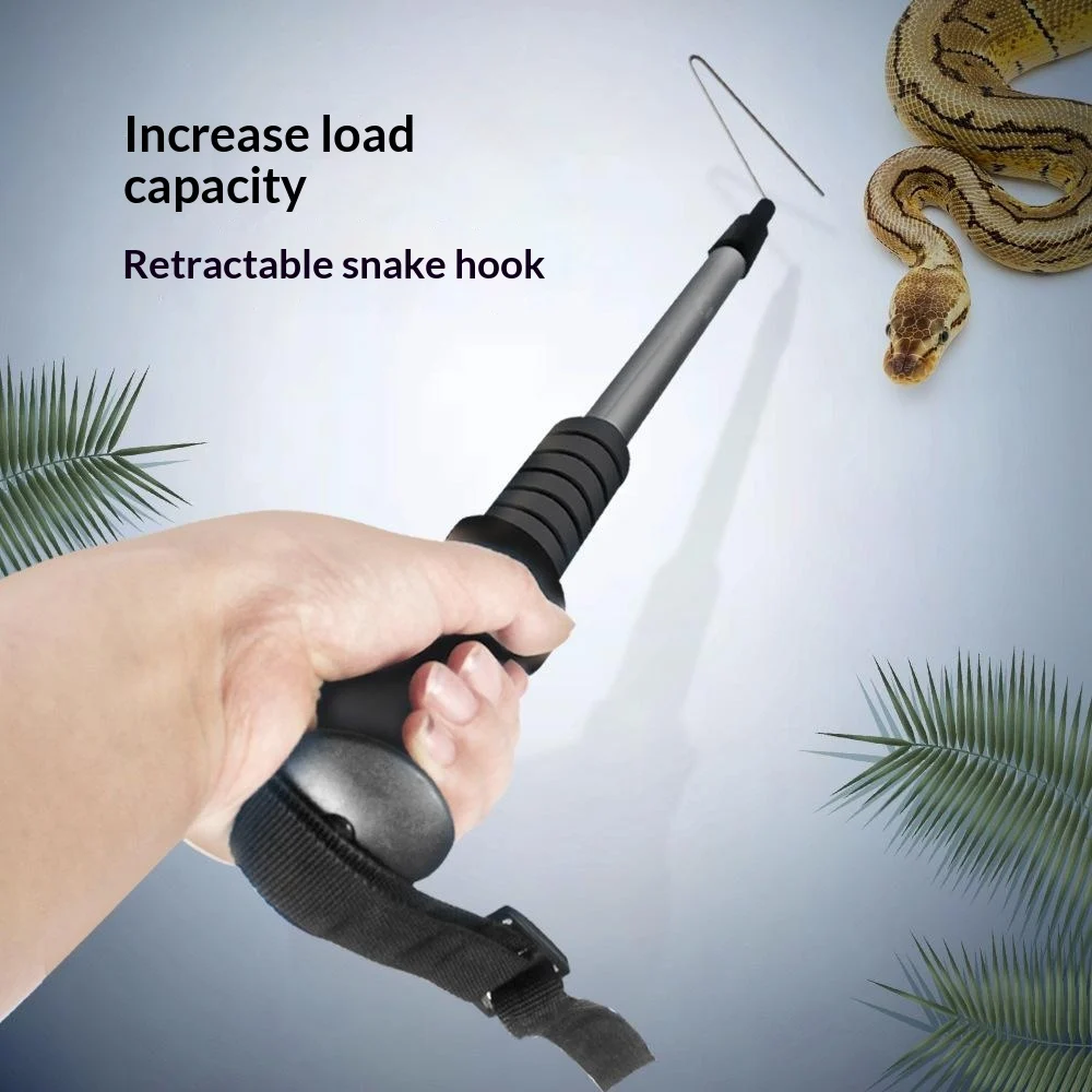 Stainless Steel Telescoping Snake Hook For Reptiles And Pet Snakes — image 2