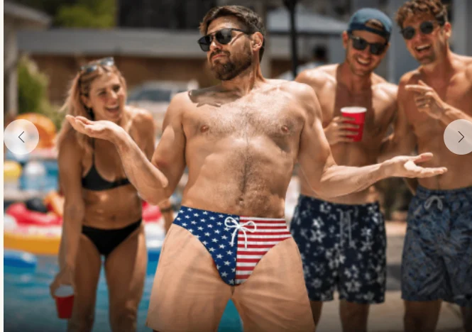Stars And Stripes Beach Suit — image 5