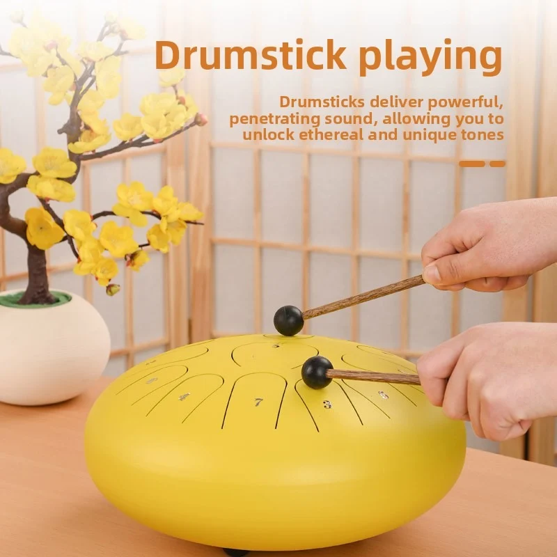 Steel Tongue Drum12 Inch13 Note A Pple Style — image 9