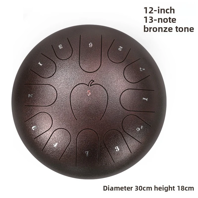 Steel Tongue Drum12 Inch13 Note A Pple Style — image 3