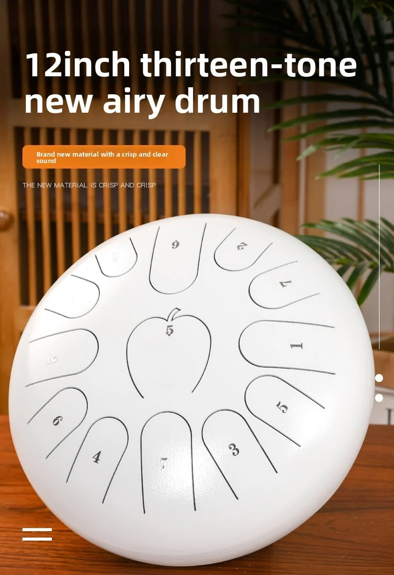 Steel Tongue Drum12 Inch13 Note A Pple Style — image 7