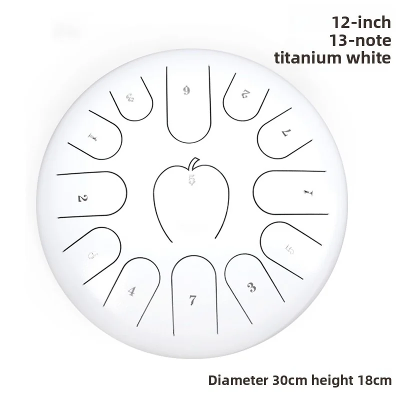 Steel Tongue Drum12 Inch13 Note A Pple Style — image 6