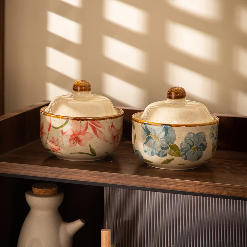 Stew Pot With Lid Soup For Water-bath Cooking Small Earthenware Casserole Home Use Bowl — image 7