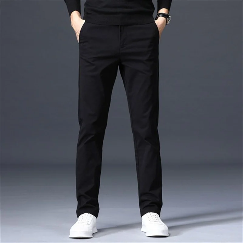 Straight Fit Loose Stretch Men's Casual Pants — image 4