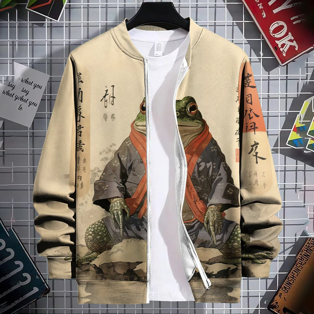 Streetwear Colorful Graphic Novelty Pattern 3d-printed Crew-neck Cardigan Hoodie — image 5