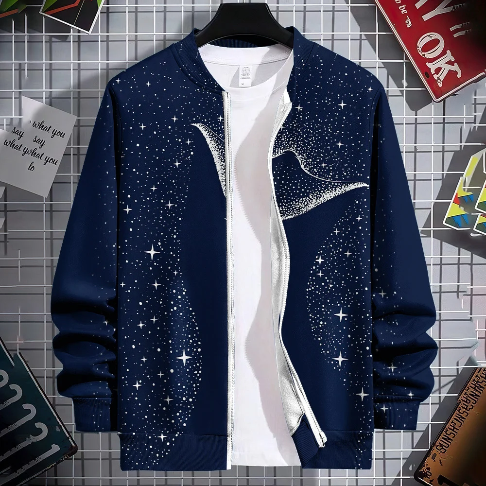Streetwear Colorful Graphic Novelty Pattern 3d-printed Crew-neck Cardigan Hoodie — image 11
