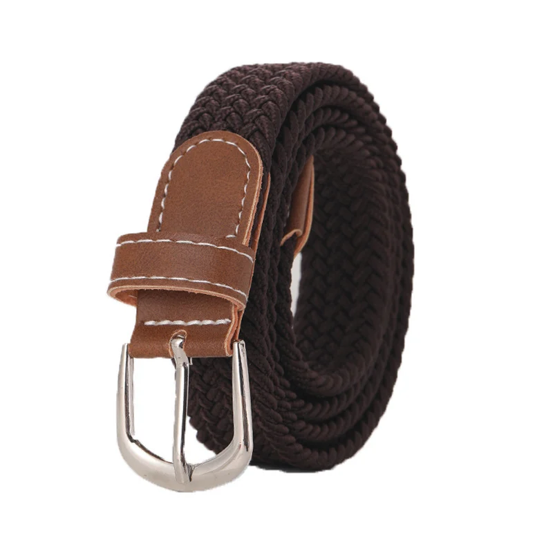 Stretchy Seamless Woven Denim Canvas Belt — image 13