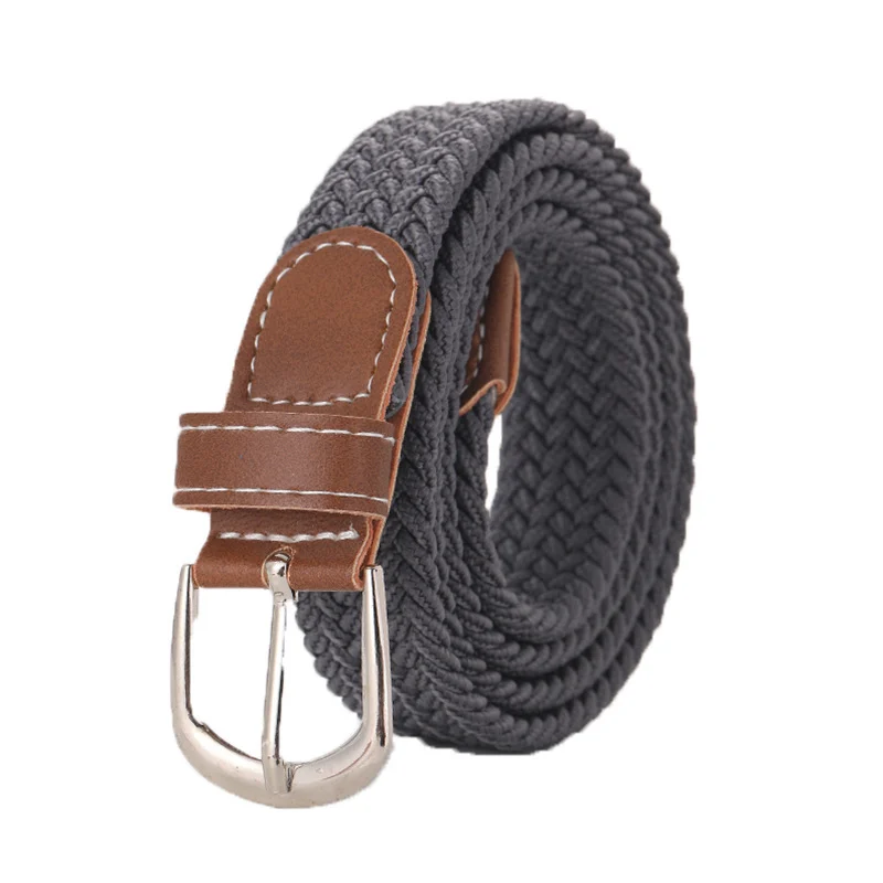 Stretchy Seamless Woven Denim Canvas Belt — image 18