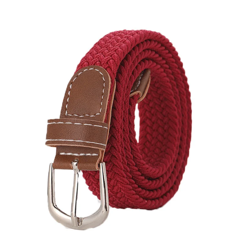 Stretchy Seamless Woven Denim Canvas Belt — image 12