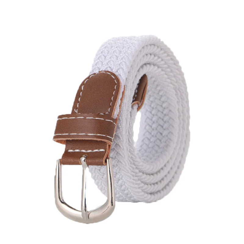Stretchy Seamless Woven Denim Canvas Belt — image 9