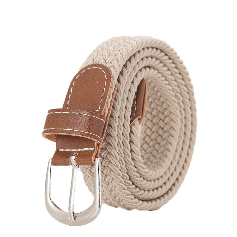 Stretchy Seamless Woven Denim Canvas Belt — image 14